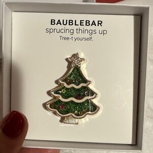 Baublebar sprucing things up tree-t yourself brooch